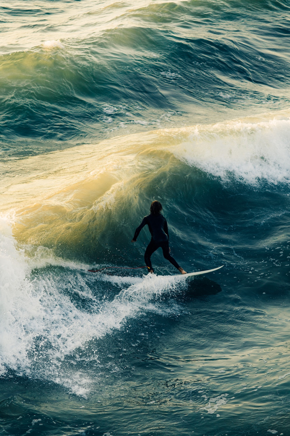 Surfer in kleur