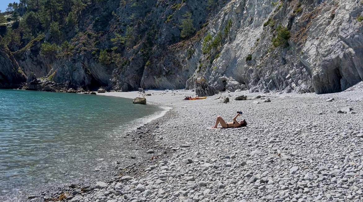 A beach in Crozon, France