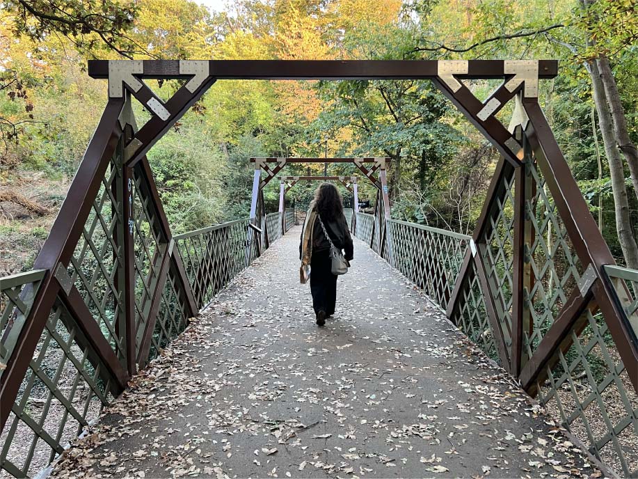 A walk in nature in London