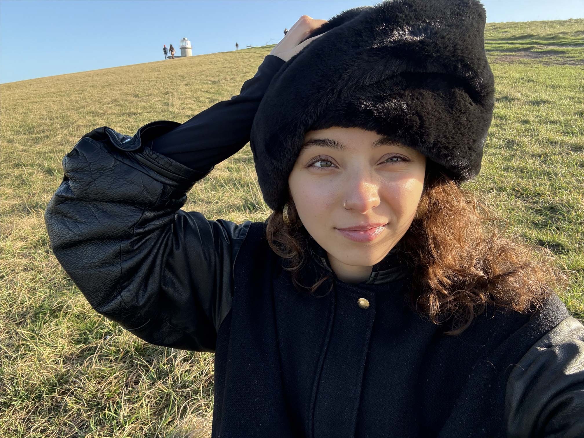 Picture of author at Seven Sisters, England