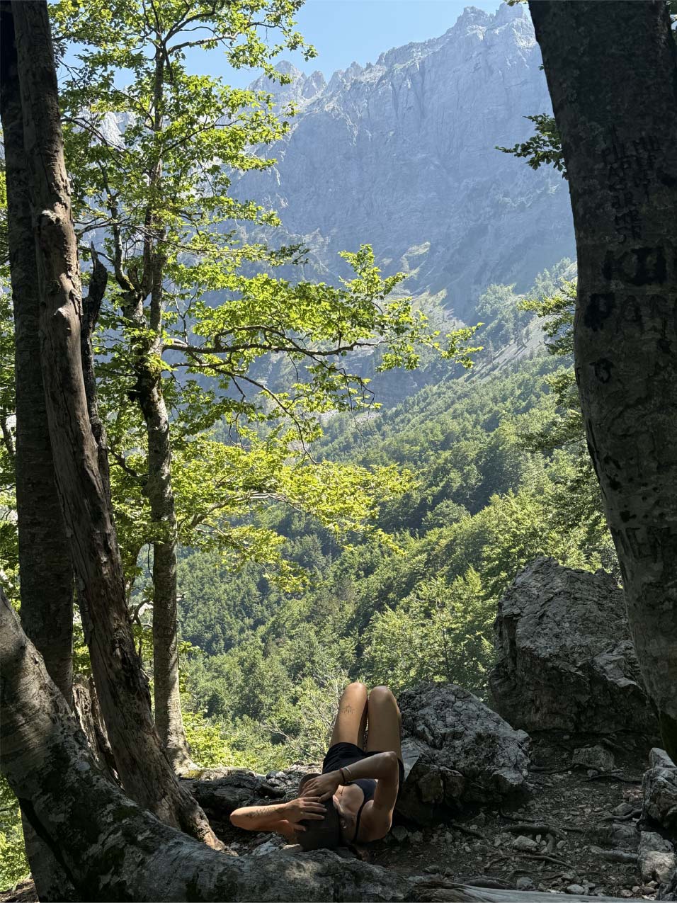 A hike in Teth, Albania